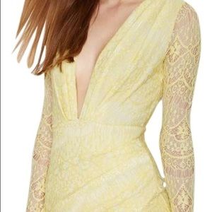 🌸4 for $20🌸 ASOS yellow mini night out dress NWT